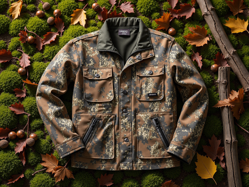Military grade tactical fabric material with camouflage pattern, high detail texture shot